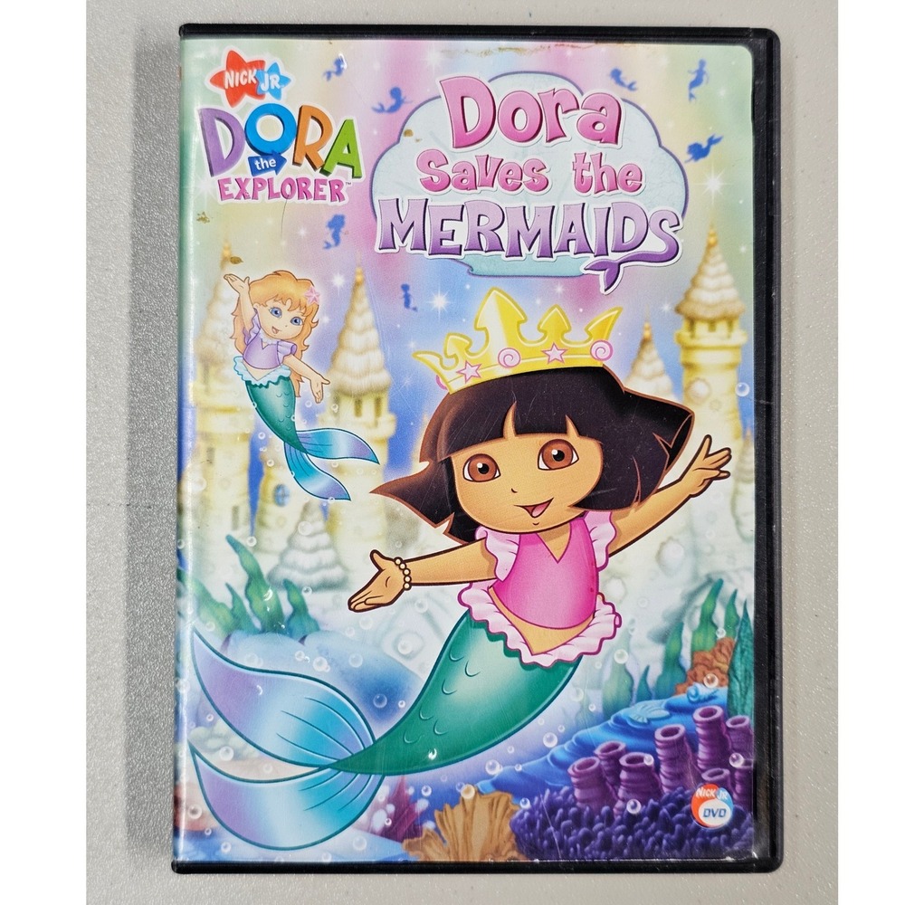 Dora the Explorer Dora Saves the Mermaids DVD 2007 Nick Jr Animated Movie